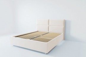 Кровать Корсика с ортопедическим основанием 1600 (экокожа белая) в Надыме - nadym.ok-mebel.com | фото 2