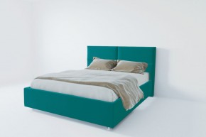 Кровать Корсика с ПМ 1400 (велюр бирюзовый) в Надыме - nadym.ok-mebel.com | фото 2