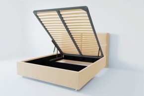 Кровать Корсика с ПМ 1800 (экокожа бежевая) в Надыме - nadym.ok-mebel.com | фото