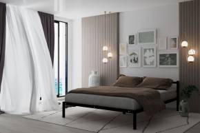 Кровать Мета с матрасом 1400 (черный) в Надыме - nadym.ok-mebel.com | фото 2