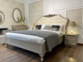 Кровать Мокко 1800 с мягким изголовьем + основание (серый камень) в Надыме - nadym.ok-mebel.com | фото