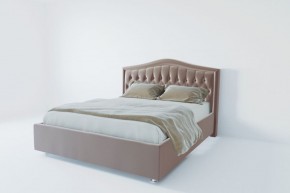 Кровать Нягань с ПМ 1200 (велюр серый) в Надыме - nadym.ok-mebel.com | фото 2
