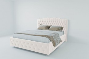 Кровать Нягань с ПМ 900 (экокожа белая) в Надыме - nadym.ok-mebel.com | фото