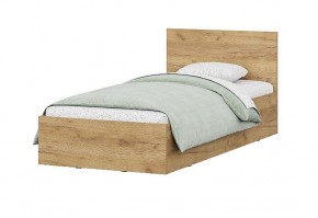 Кровать одинарная 0.9 МСП-1 + основание Лайт (Дуб золотой) в Надыме - nadym.ok-mebel.com | фото