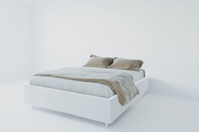 Кровать Подиум с ортопедическим основанием 1200 (экокожа белая) в Надыме - nadym.ok-mebel.com | фото