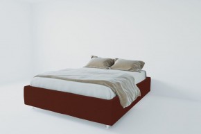 Кровать Подиум с ортопедическим основанием 1200 (велюр бордо) в Надыме - nadym.ok-mebel.com | фото