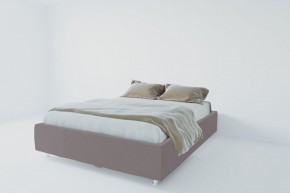 Кровать Подиум с ортопедическим основанием 1200 (велюр темно-серый) в Надыме - nadym.ok-mebel.com | фото