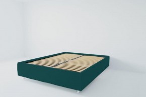 Кровать Подиум с ортопедическим основанием 1400 (велюр бирюзовый) в Надыме - nadym.ok-mebel.com | фото 2