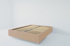 Кровать Подиум с ортопедическим основанием 900 (велюр светло-серый) в Надыме - nadym.ok-mebel.com | фото 2