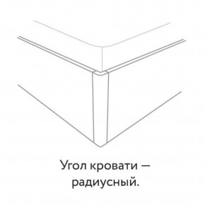 Кровать "Милана" с мягкой спинкой БЕЗ основания 1400х2000 в Надыме - nadym.ok-mebel.com | фото 3