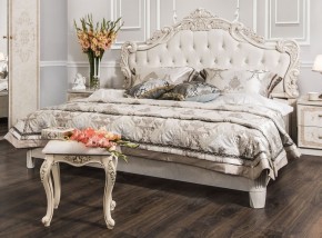 Кровать с мягким изголовьем Патрисия (1800) крем в Надыме - nadym.ok-mebel.com | фото 2