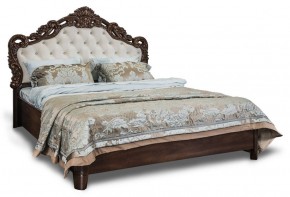 Кровать с мягким изголовьем "Патрисия", ламели (1600) караваджо в Надыме - nadym.ok-mebel.com | фото