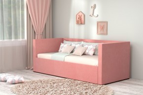 Кровать с ПМ (арт.030) (с/м 900*2000мм) (б/матр), ткань розовая в Надыме - nadym.ok-mebel.com | фото