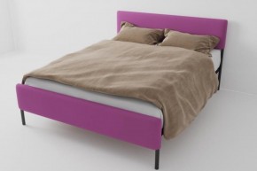 Кровать Стандарт Мини с ортопедическим основанием 800 (велюр розовый) в Надыме - nadym.ok-mebel.com | фото