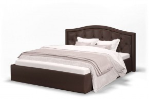 Кровать Стелла 1200 + Основание (Лесмо brown) коричневый в Надыме - nadym.ok-mebel.com | фото