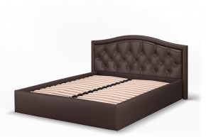 Кровать Стелла 1200 + Основание (Лесмо brown) коричневый в Надыме - nadym.ok-mebel.com | фото 3