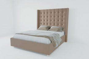 Кровать Венеция ЛЮКС без основания 2000 (велюр серый) в Надыме - nadym.ok-mebel.com | фото