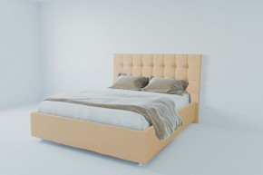 Кровать Венеция с ПМ 800 (экокожа бежевая) в Надыме - nadym.ok-mebel.com | фото 2