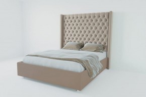 Кровать Версаль ЛЮКС без основания 2000 (велюр серый) в Надыме - nadym.ok-mebel.com | фото