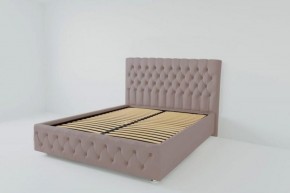 Кровать Версаль с ортопедическим основанием 1200 (велюр темно-серый) в Надыме - nadym.ok-mebel.com | фото