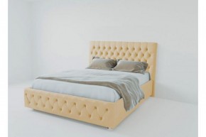Кровать Версаль с ПМ 800 (экокожа бежевая) в Надыме - nadym.ok-mebel.com | фото 1
