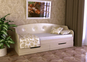 Диван-кровать Юниор тип 2 с ящиками в Надыме - nadym.ok-mebel.com | фото 2