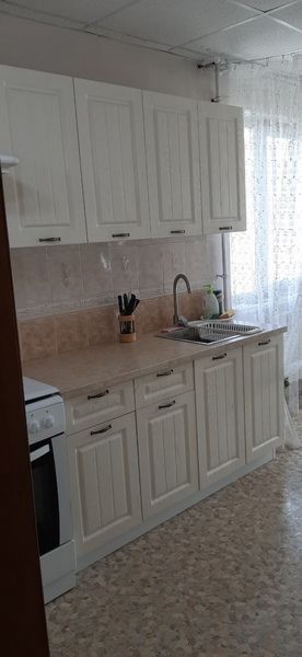 Кухня модульная Луксор серый-кремовый в Надыме - nadym.ok-mebel.com | фото 5