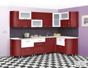 Кухонный гарнитур Ника-1 Мыло 2700*1500 в Надыме - nadym.ok-mebel.com | фото 1