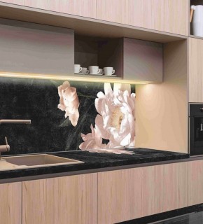 Кухонный фартук со столешницей (А-05) в едином стиле (3050 мм) в Надыме - nadym.ok-mebel.com | фото