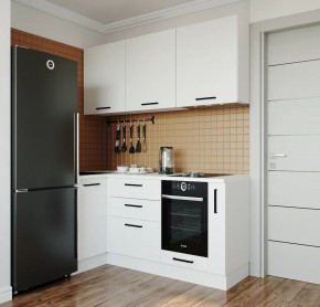 Кухонный гарнитур Белый Глянец 1000*1800 (Стол. 38мм) в Надыме - nadym.ok-mebel.com | фото