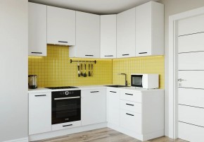 Кухонный гарнитур Белый Глянец 2200*1600 h950 (Стол. 26мм) в Надыме - nadym.ok-mebel.com | фото