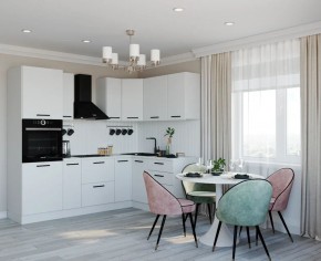 Кухонный гарнитур Белый Глянец 2400*1600 (Стол. 38мм) в Надыме - nadym.ok-mebel.com | фото