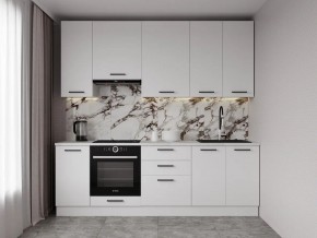 Кухонный гарнитур Белый Глянец 2400 h950 (Стол. 26мм) в Надыме - nadym.ok-mebel.com | фото