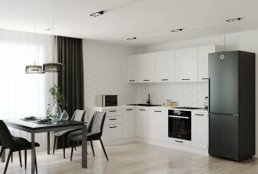 Кухонный гарнитур Белый Глянец 2600*1600 (Стол. 38мм) в Надыме - nadym.ok-mebel.com | фото