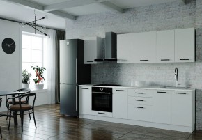 Кухонный гарнитур Белый Глянец 2800 (Стол. 38мм) в Надыме - nadym.ok-mebel.com | фото