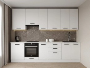 Кухонный гарнитур Белый Глянец 3000 h950 (Стол. 26мм) в Надыме - nadym.ok-mebel.com | фото