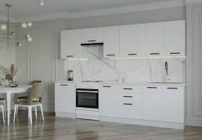 Кухонный гарнитур Белый Глянец 3000 (Стол. 26мм) в Надыме - nadym.ok-mebel.com | фото