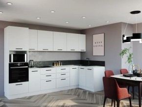 Кухонный гарнитур Белый Глянец 3200*1400 (Стол. 26мм) в Надыме - nadym.ok-mebel.com | фото