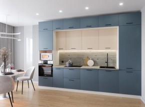 Кухонный гарнитур Фьюжн 3400 (Стол. 38мм) в Надыме - nadym.ok-mebel.com | фото
