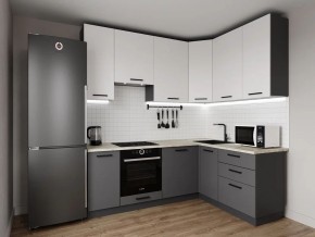 Кухонный гарнитур Меренга 2200*1600 h950 (Стол. 26мм) в Надыме - nadym.ok-mebel.com | фото