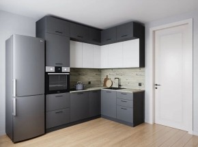 Кухонный гарнитур Меренга 2200*1700 (Стол. 26мм) в Надыме - nadym.ok-mebel.com | фото