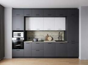 Кухонный гарнитур Меренга 3400 (Стол. 26мм) в Надыме - nadym.ok-mebel.com | фото