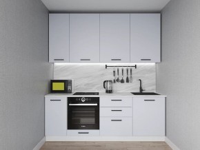 Кухонный гарнитур Смоки 2200 h950 (Стол. 38 мм) в Надыме - nadym.ok-mebel.com | фото