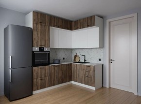 Кухонный гарнитур Старое Дерево 2200*1700 (Стол. 26мм) в Надыме - nadym.ok-mebel.com | фото