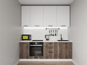 Кухонный гарнитур Старое Дерево 2200 h950 (Стол. 26мм) в Надыме - nadym.ok-mebel.com | фото