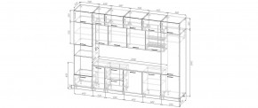 Кухонный гарнитур Старое Дерево 3400 (Стол. 26мм) в Надыме - nadym.ok-mebel.com | фото 2