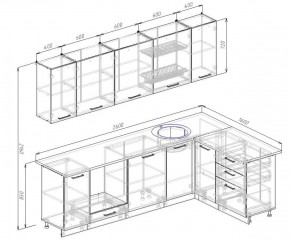 Кухонный гарнитур угловой Демо 2600х1600 (Стол. 26мм) в Надыме - nadym.ok-mebel.com | фото 2