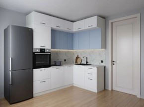 Кухонный гарнитур угловой Капри 2200*1700 (Стол. 38мм) в Надыме - nadym.ok-mebel.com | фото