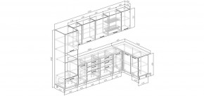 Кухонный гарнитур угловой Капри 3200х1400 (Стол. 26мм) в Надыме - nadym.ok-mebel.com | фото 2
