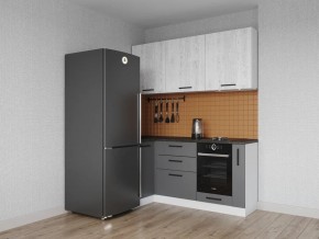 Кухонный гарнитур угловой Санторини 1000*1800 (Стол. 38мм) в Надыме - nadym.ok-mebel.com | фото